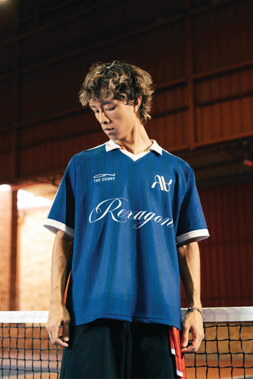 ON THE COURT JERSEY POLO Shirt - BLUE