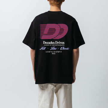 DD Sprint Logo Tee (Black) - REXAGON