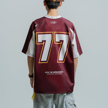 Lucky 77 Jersey - Maroon - REXAGON
