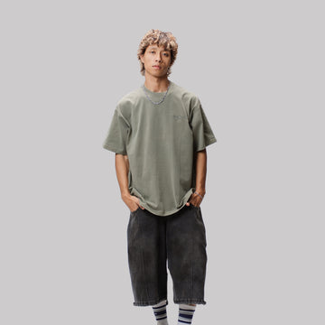 Serpent Logo Tee (Washed Army Green)