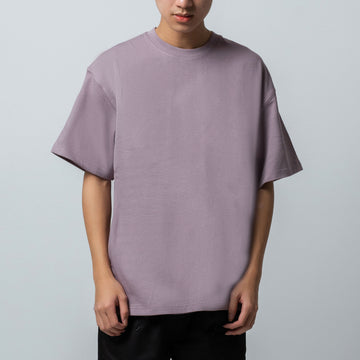 BLANK ESSENTIAL TEE (TARO) - Heavyweight Oversized (280GSM) - REXAGON