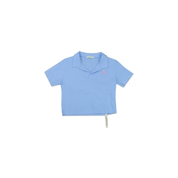 Waffle Crop Polo - GrapeVine