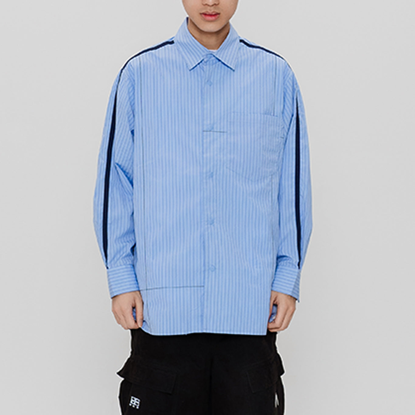 Long-Sleeved Stripe Shirt main image 0