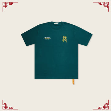Sky Dragon Tee - Forest Green - REXAGON