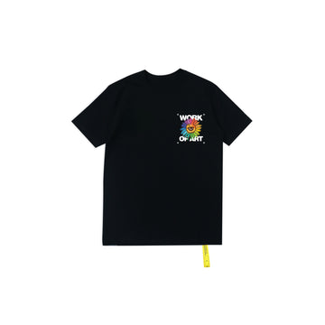 Spray Flower Tee - Black - REXAGON