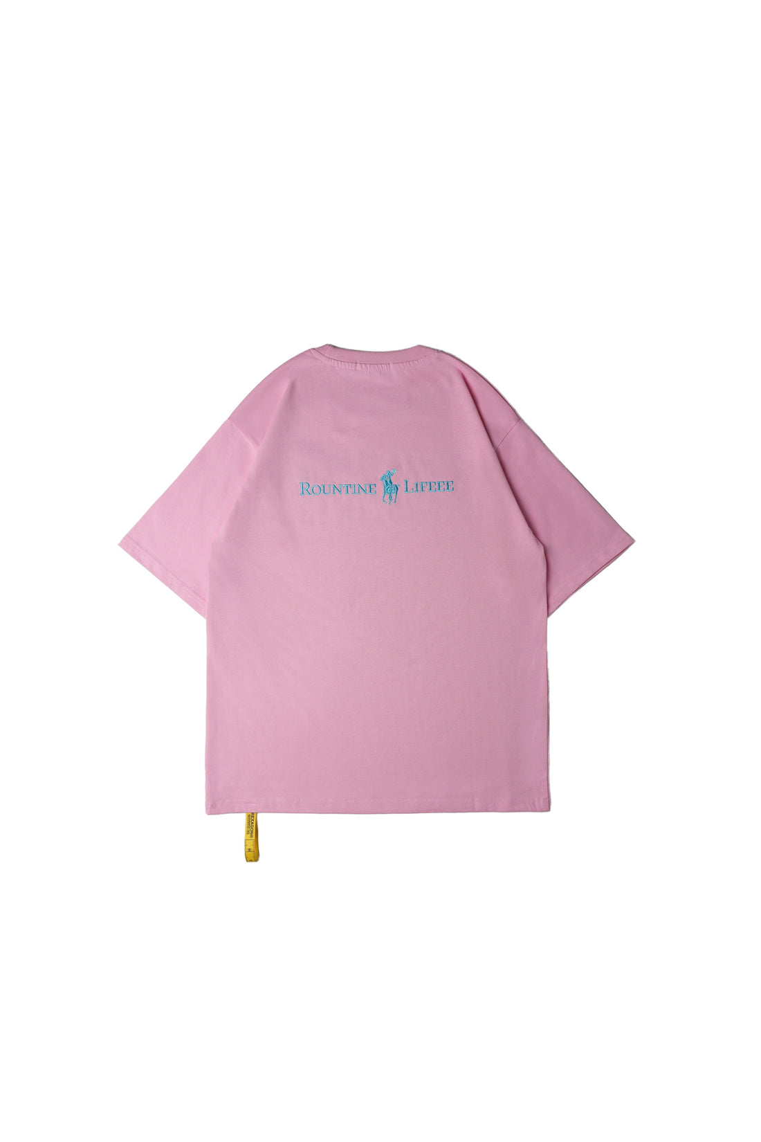 Routine Lifeee Embroidered Tee - Pink