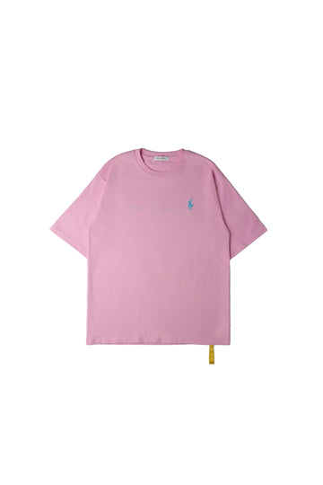 Routine Lifeee Embroidered Tee - Pink