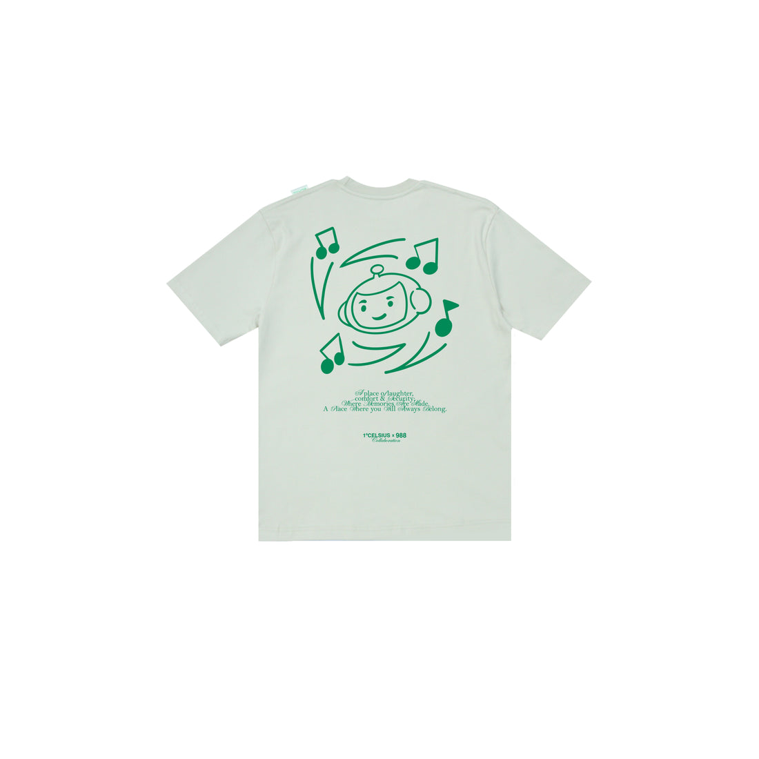 1°CELSIUS x 988 Music "Q Zai" Tee - Cream (LIMITED EDITION)