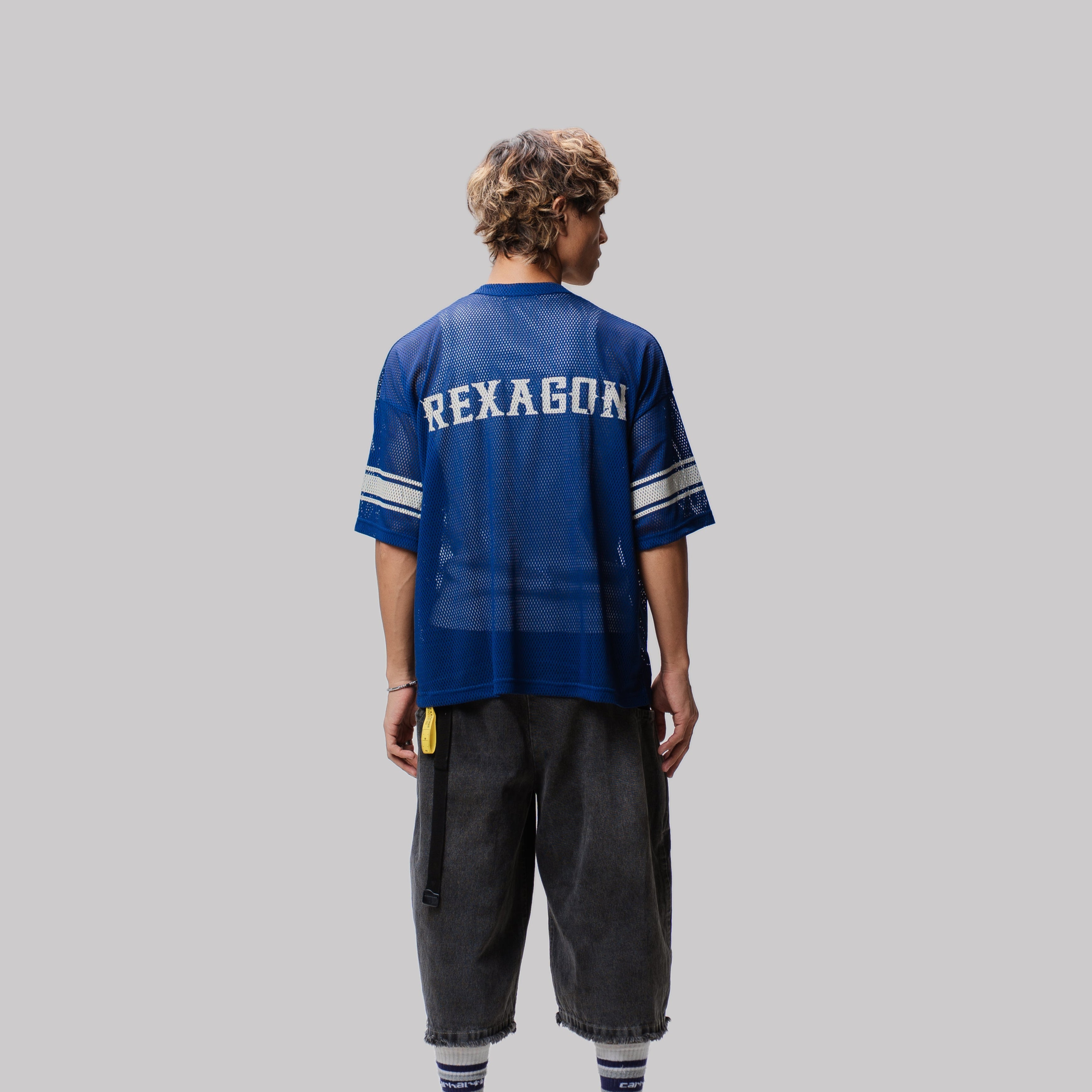Mesh Baseball Jersey - Blue