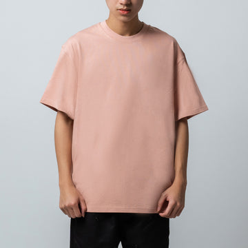 BLANK ESSENTIAL TEE (FLAMINGO PINK) - Heavyweight Oversized (280GSM)