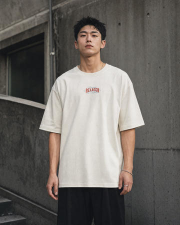 Rexagon Ouroboros Emblem Tee - Beige