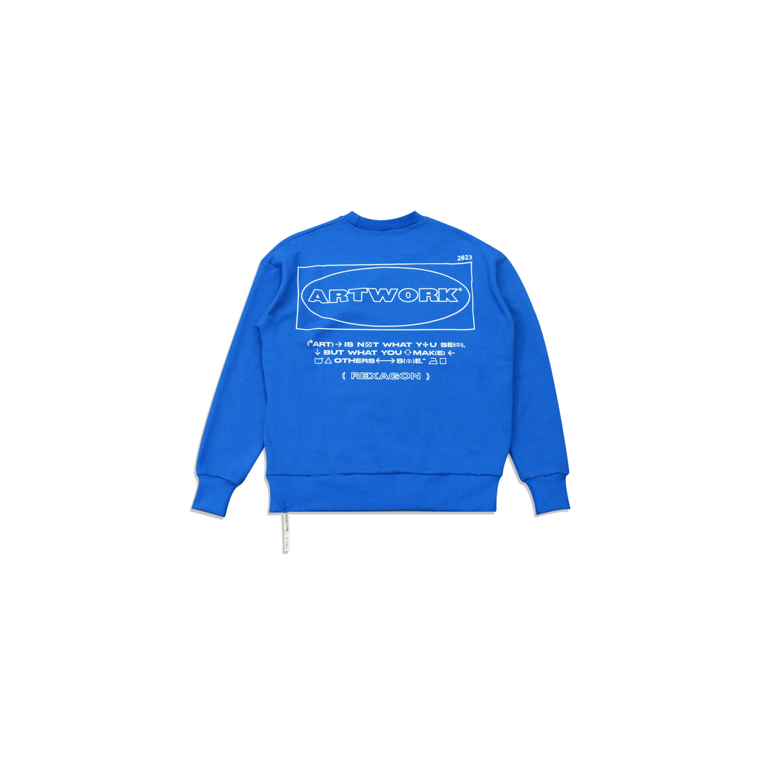 "ARTWORK" Pullover - Blue