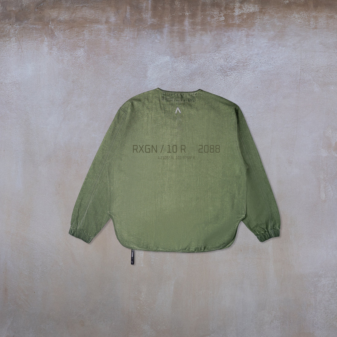 WA_014 WRECKAGE JACKET (GRAYISH GREEN)