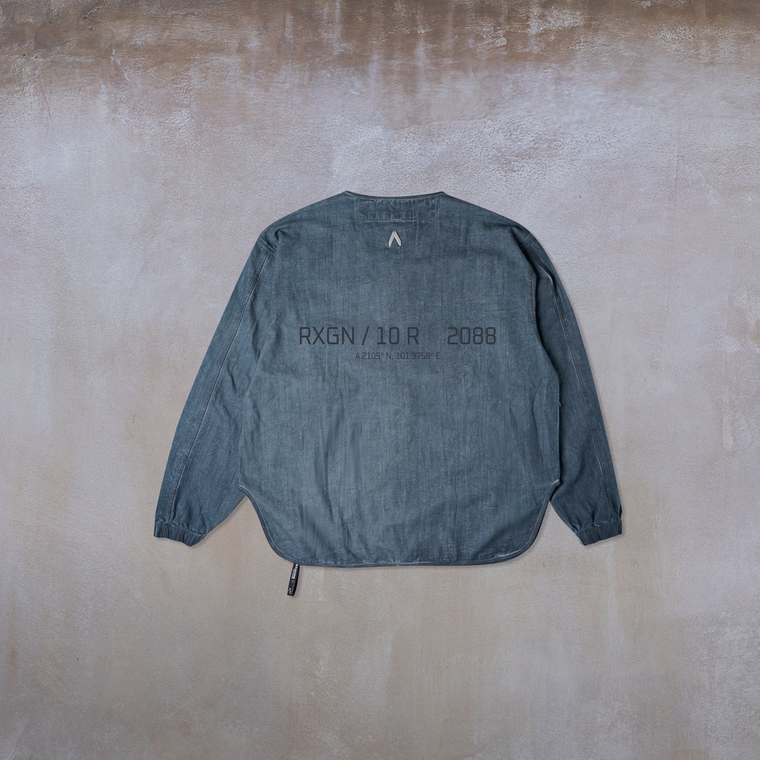 WA_015 WRECKAGE JACKET (GRAYISH BLUE)