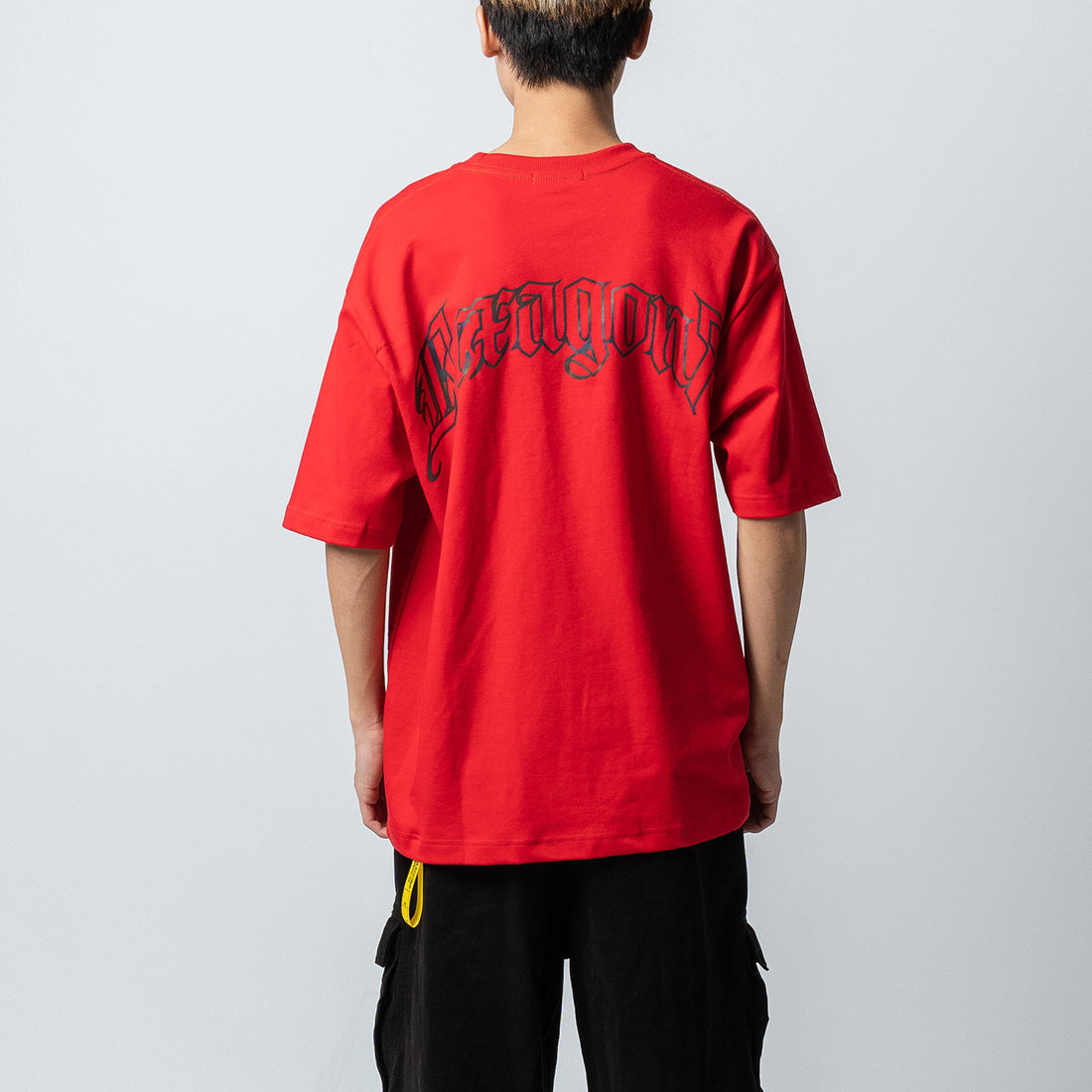 REXAGON SIGNATURE RAINBOW REFLECTIVE TEE - RED