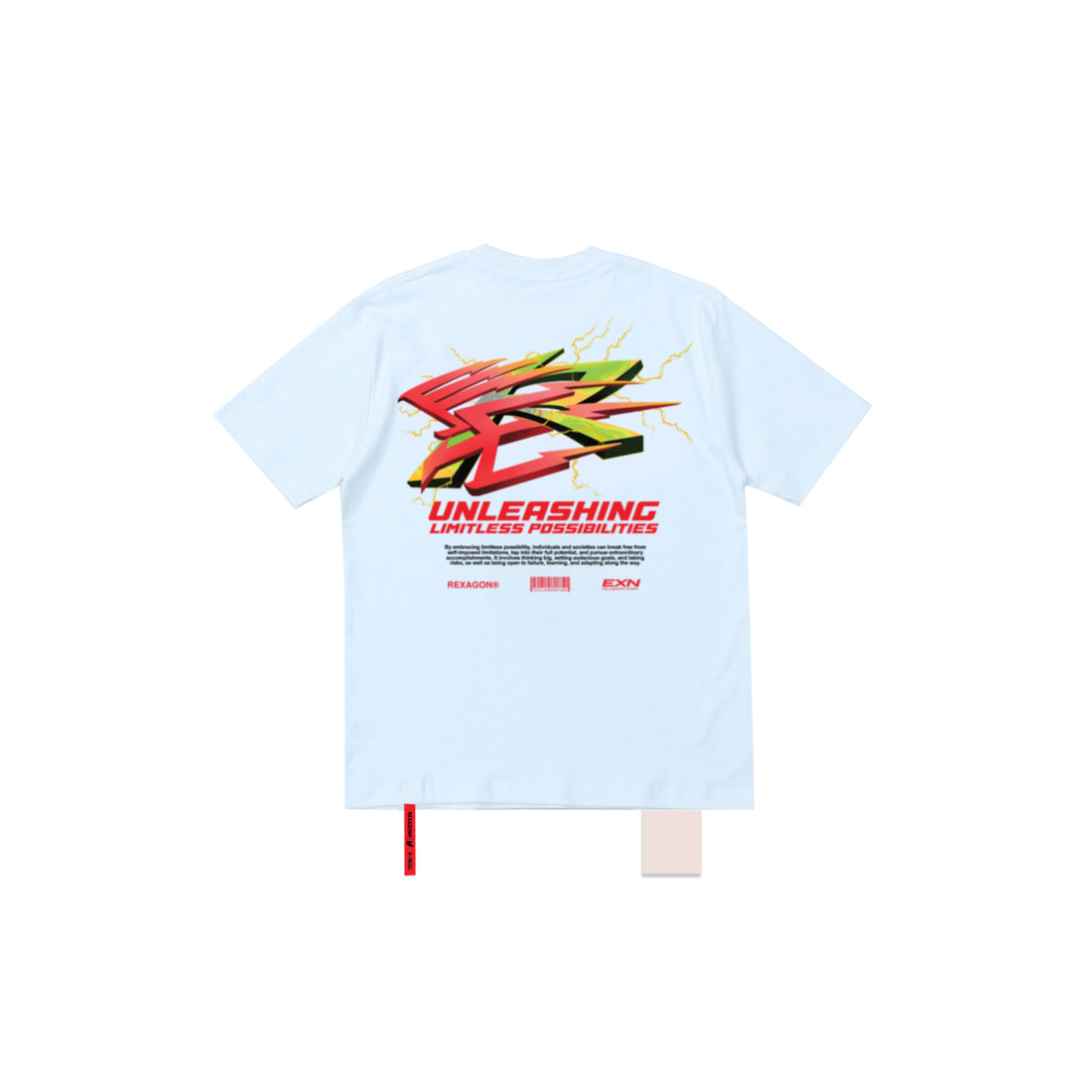 REXAGON X EXN Unleasing the possibilities Tee - White - REXAGON