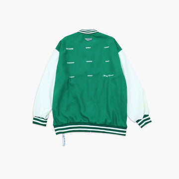 365 All Day Varsity Jacket - Forest Green