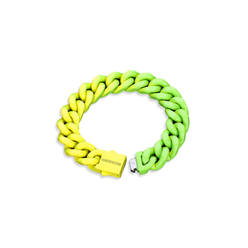 Miracle Cuban bracelet ( Green Yellow Gradient )