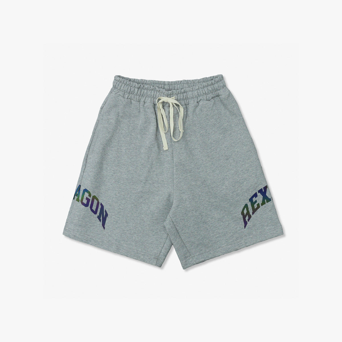 RXG Rainbow Reflective Logo Casual Shorts [Grey]