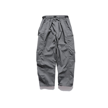 Wide Fit Parachute Pants - Grey