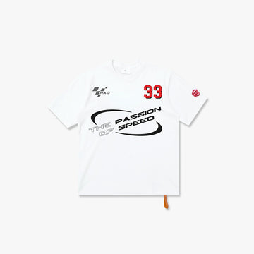 Carlist.my x RXG S/S 22 "The Passion of Speed" Racing Crew T-shirt [White]