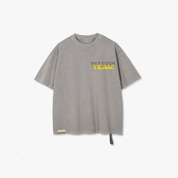 Rexagon MIL Army Washed Tee [Olive Green/Grey]