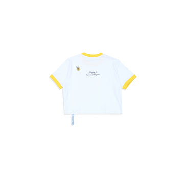 BEE 🐝 With You Cropped Top (Bright Yellow)