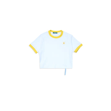 BEE 🐝 With You Cropped Top (Bright Yellow)